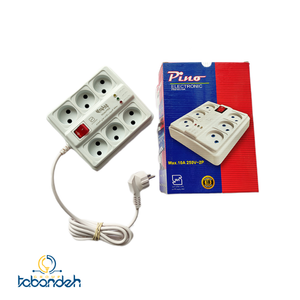 محافظ 6 خانه کامپیوتر 3 متری PINO مدل P600